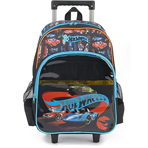 Mochila Infantil Com Rodinha Hot Wheels Gd Pt - 95622