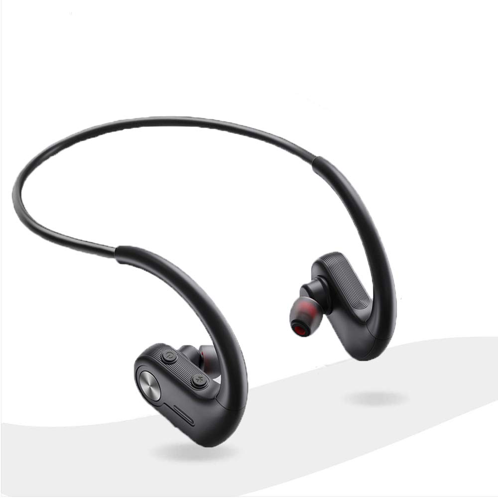 Hongyu Bluetooth 32GB MP3 Player, Sports MP3 Headphones IP67 Wireless Wearable Music Player Built-in Memory Sweatproof HiFi Stereo MP3 Player for Running Gym Jogging Hinking, HY-MP3 Player-S10-32G