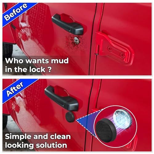 Image of CALBEAU Keyhole Covers Compatible with 2018-2026 Jeep Wrangler & Gladiator