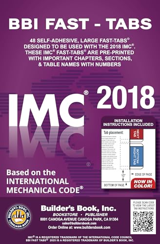 2018 International Mechanical Code (IMC) Fast Tabs