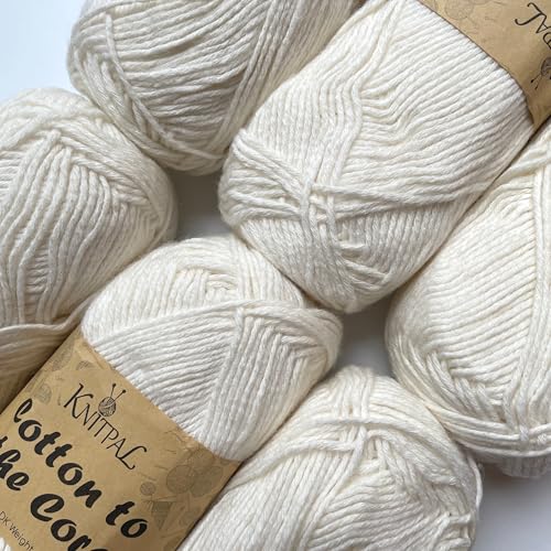 Cotton to The Core Cotton Yarn for Crocheting,...