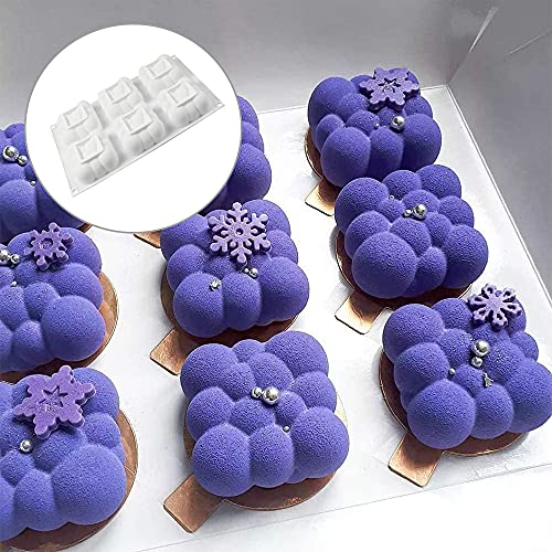 Anyingkai 3d Silicone Cubo Stampo,Candele Stampo