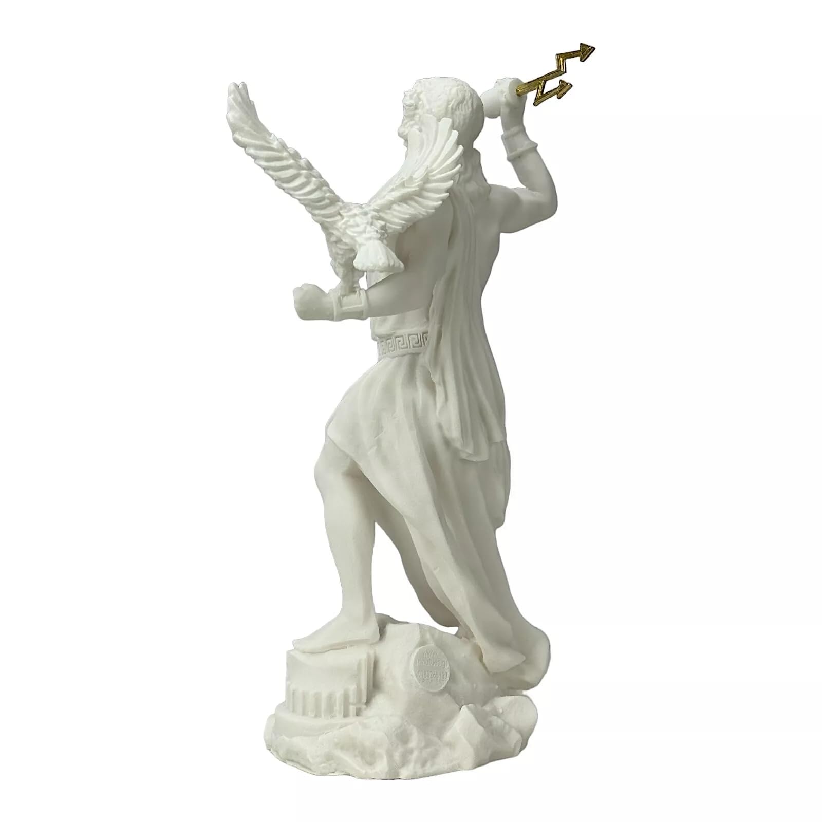 Zeus Giove Re degli Dei & Cielo con Thunderbolt Statua Greco-Romana Scultura