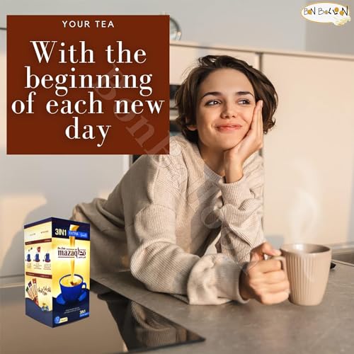 Bebida instantánea de té latte 3x1 natural 12 sachets miniatura 5