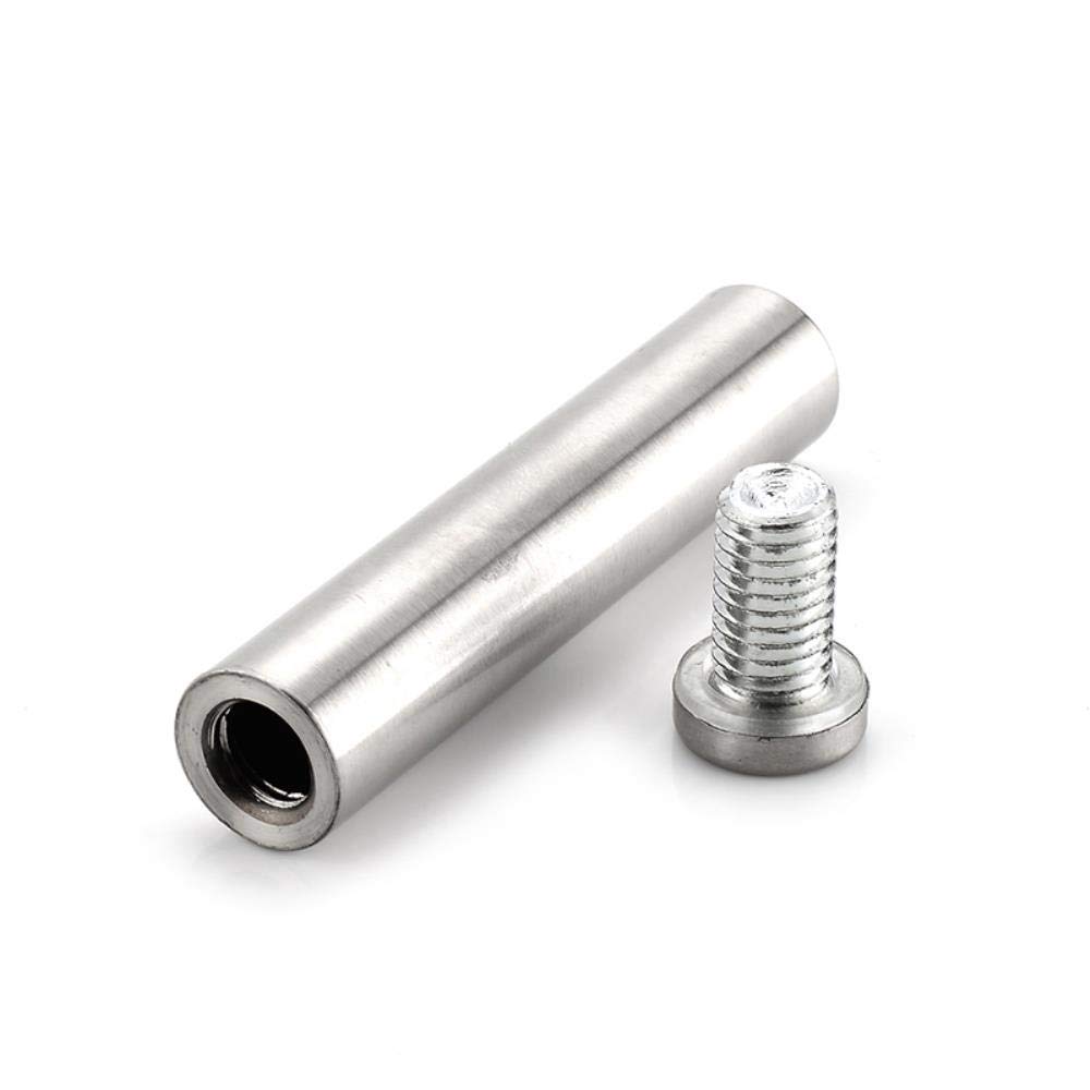 Separador de pared, fijaciones de separador, 10 piezas de sujetadores de 12 mm, separadores de anuncios de acero, clavos, hardware, 12x50 mm (tamaño: 12x80 mm) (Size : 12x70mm)