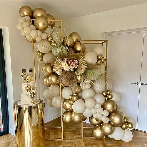 Image of Voircoloria 110pcs Metallic Gold Balloons 12inch Chrome Gold Latex Party Balloons for Graduation, Wedding, Birthday, New Year, Baby Shower, Anniversary Party Decorations
