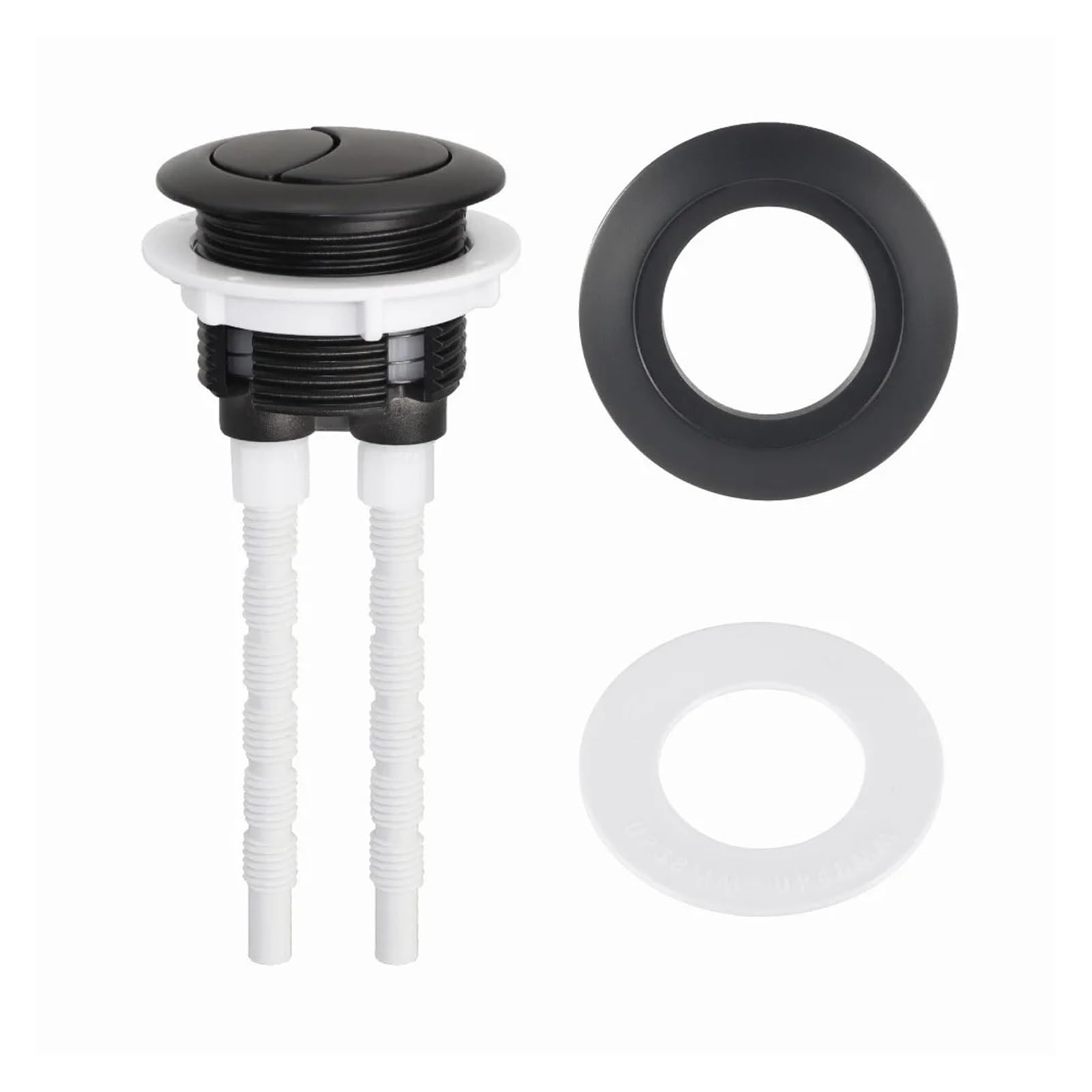 Botón De Tanque De Inodoro De Doble Descarga 38 48 58 Mm Cubierta | Mejora del baño, control de doble pulsación, accesorio de 38 48 58 mm, accesorio for tapa de cisterna
