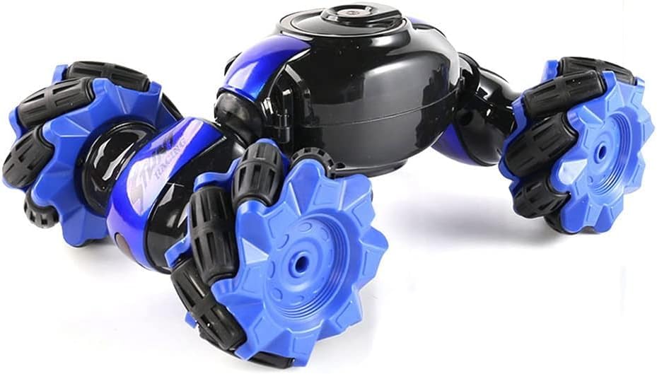 Tech Plus Remote Control Stunt Car | Twisting Off-Road Vehicle | Light Hand Sensor Watch | Stunt Car Large (Multicolor)