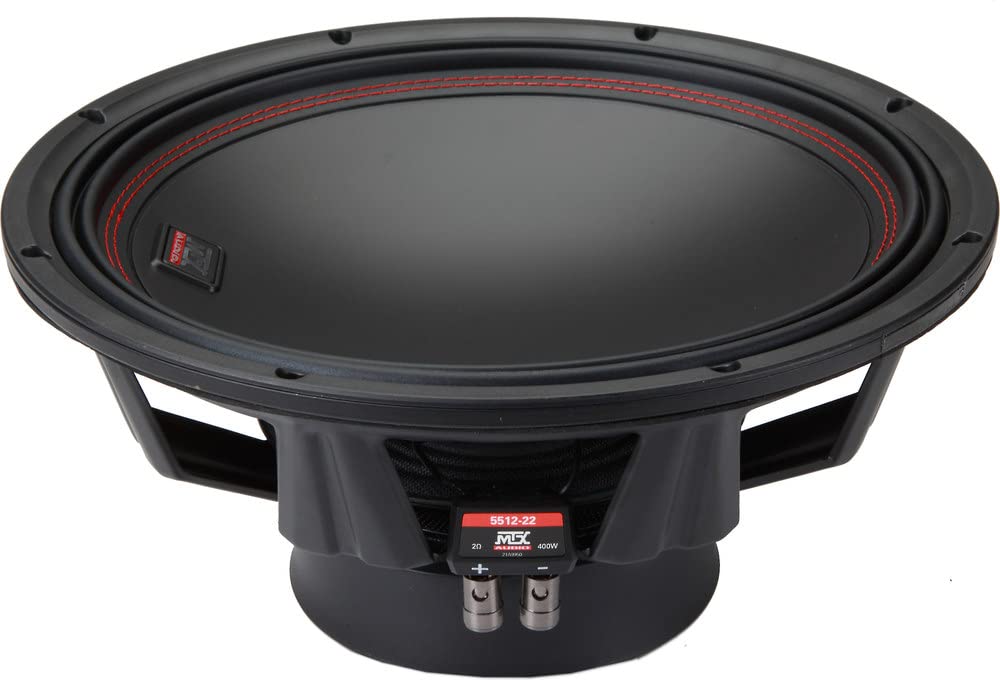 MTX 5512-22 12" 800 Watt Peak/400 Watt RMS DVC 2-ohm Car Audio Subwoofer Sub