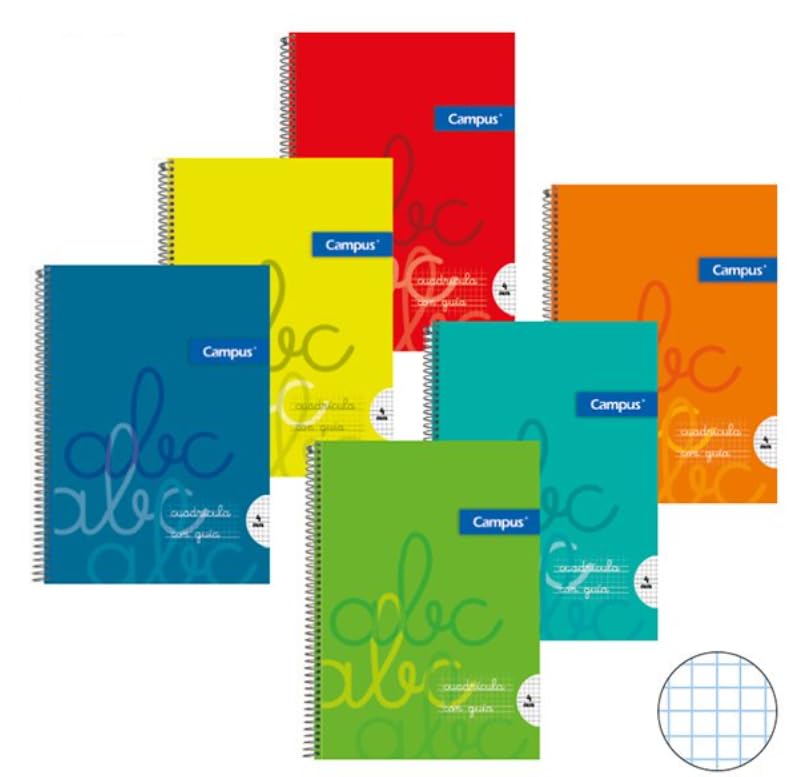 Bloc marca CAMPUS modelo BLOC CAMPUS A4 T.DURA 80H 70G C.P.4