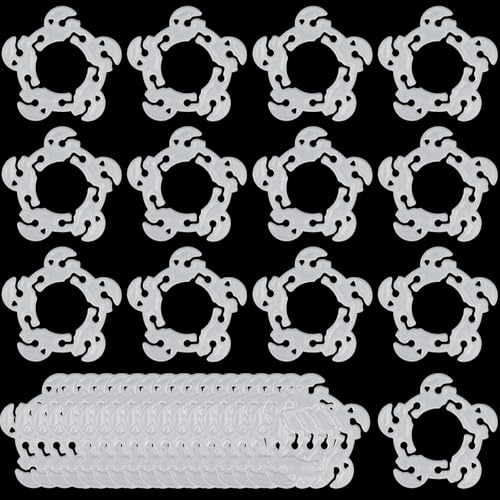 50 Pcs Reusable Balloon Clips, Plastic Balloon Arch Connectors Balloon Garland Kit, Flower Shape Balloon Clip Accessories For Wedding Baby Shower Birthday Party Decorations