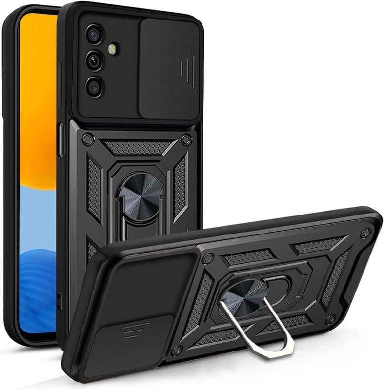MoreFit Case for Samsung Galaxy M52 5G, Sliding Shutter Camera Bumper Defender Hybrid Polycarbonate Ring Case Back Cover for Samsung Galaxy M52 5G - Black (B0DH2MCV17) Amazon Price History, Amazon Price Tracker