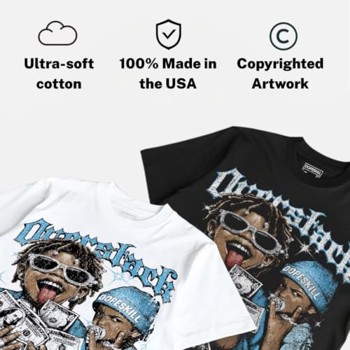 Image of DopeSkill Graphic Tee Streetwear Hypebeast Hip Hop Unisex Premium T-Shirt Sneaker Colour Matching Shirts Gift for Sneakerhead