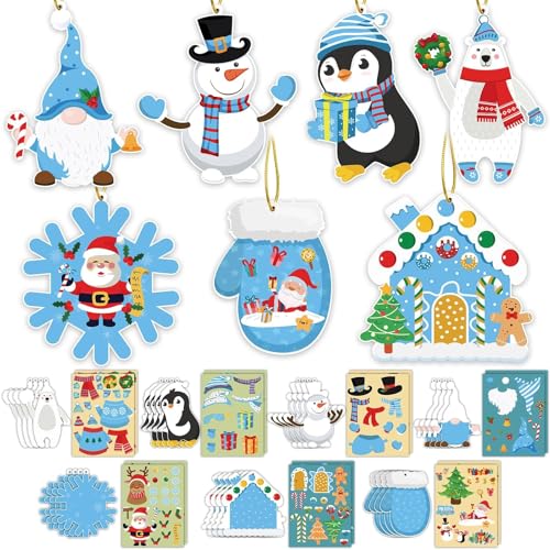 GuassLee Christmas Crafts Ornament Making Kit for Kids - 28pcs DIY...