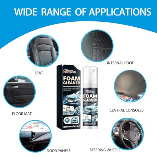 Hzutloer HZU-7555 5 Oz (150Ml) Multi-Purpose Foam Cleaner, Foam Cleaner, All Purpose Foam Cleaner For Car,Car Interior Foam Cleaner,Powerful Foam Cleaning Spray For Car Interior Ceiling Leather Seat thumb #1