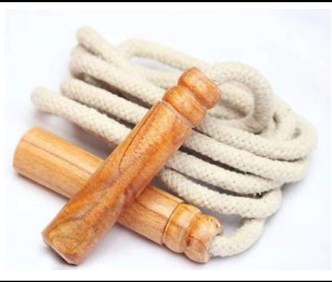 Gyronax Cotton 10 MM Skipping Rope Wooden Handle Freestyle for Gym Training and Workout (B07YBCNXZH) Amazon Price History, Amazon Price Tracker