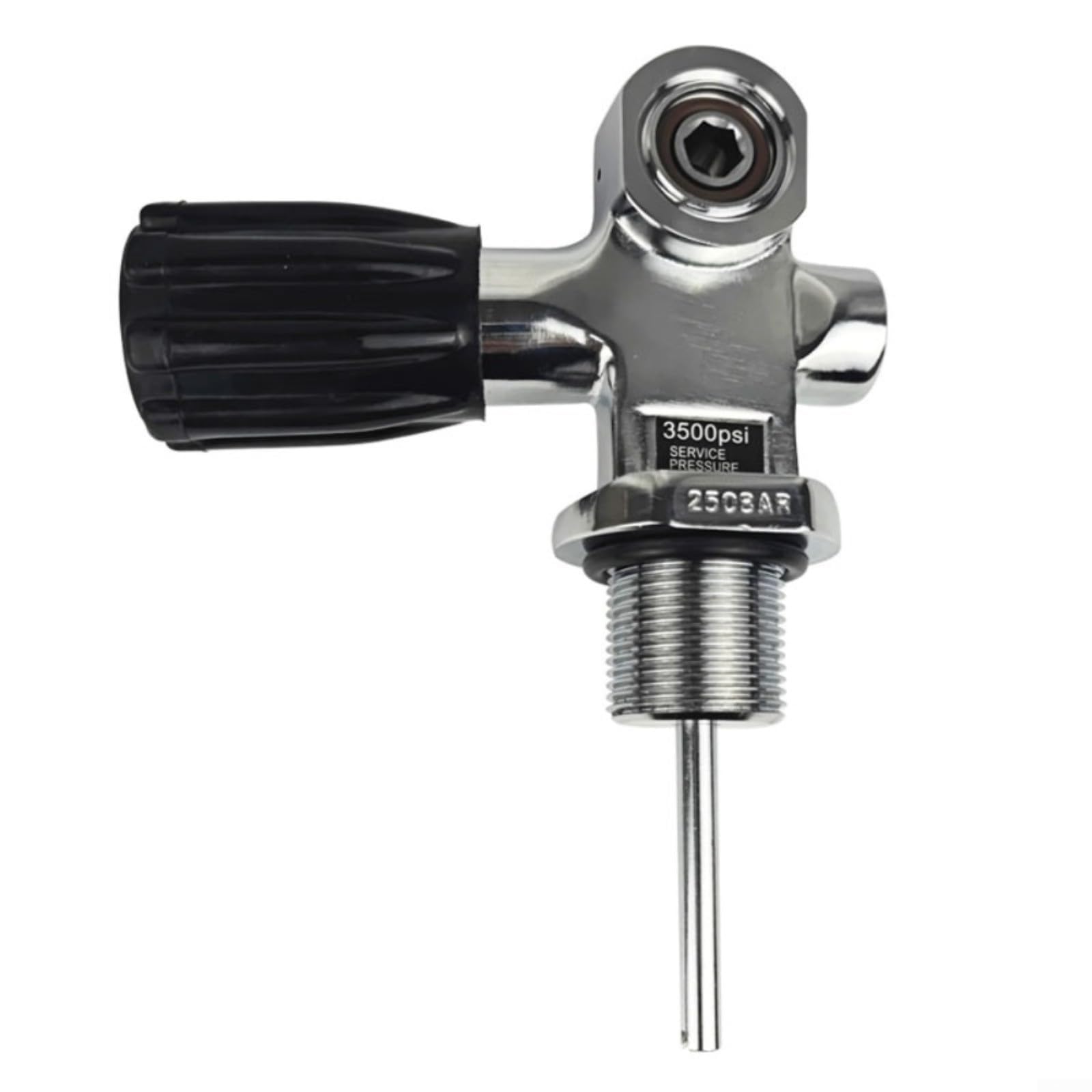 Válvula de cilindro de buceo de alta presión, 3500PSI DIN/YOKE G3/4 M18x1.5 aleación de aluminio para llenado de aire del tanque de buceo (M18* 1.5)