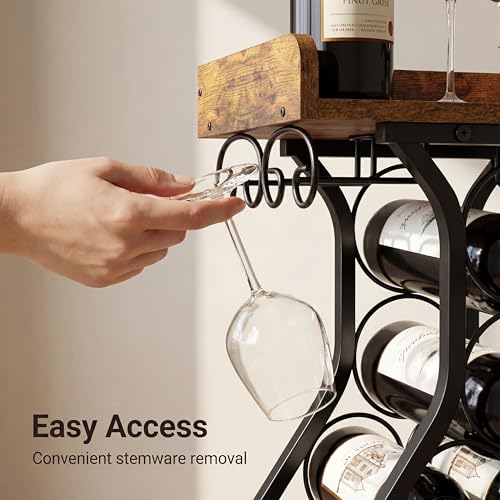 Soporte para botellas de vino X-cosrack de mesa pequeño miniatura 6