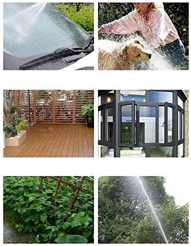 Manguera de jardín, boquilla extensible, pistola de agua de metal de alta presión, pistola de agua para lavado de coche, pistola de agua doméstica, manguera telescópica, juego de riego de