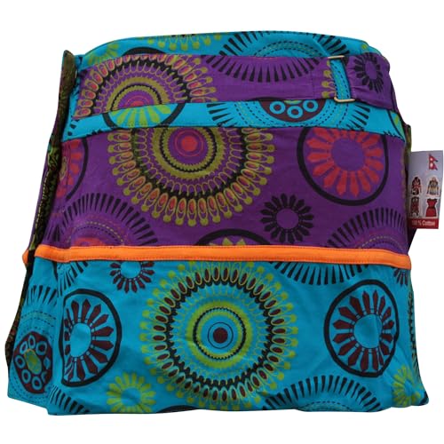 Shopoholic Fashion Womens Reversible Both Side Wrap Round Hippy Popper Skirt3