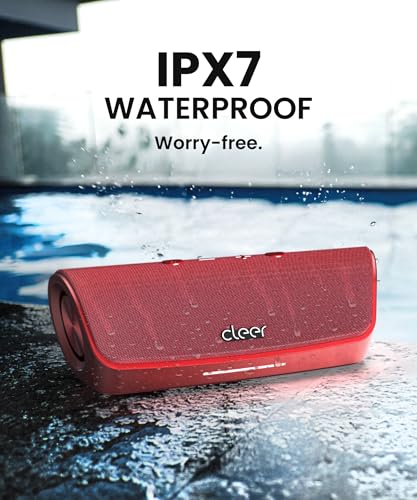 Cleer Scene Portable Bluetooth Speaker, Red - image 6