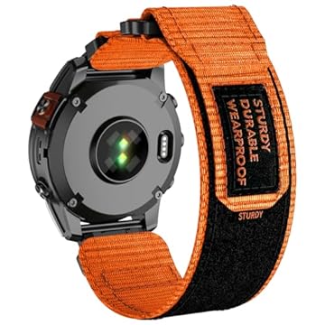 MYSNBKN Pulseiras de relógio de tecido robusto compatíveis com Fenix 8 AMOLED-51 mm/Fenix 7X/6X/5X, pulseira de nylon elástico macio de 26 mm para Garmin Fenix 6X Pro/Fenix 5X Plus/Enduro, Tactix