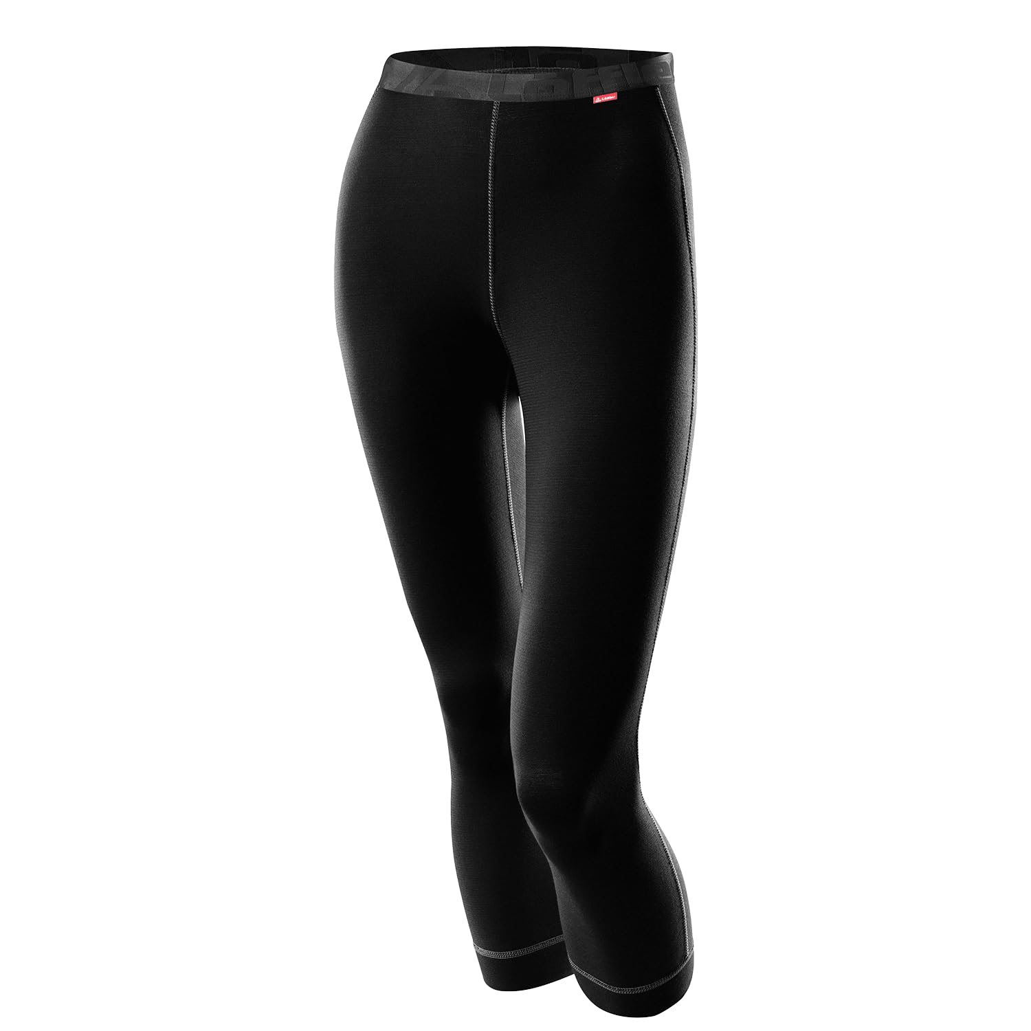 Löffler Functional Underwear Womens 3/4 Length Underwear Pants - 40, Black