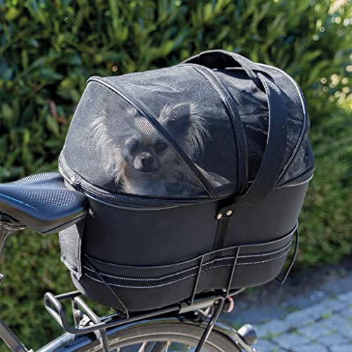 Trixie Bicycle Basket For Narrow Bike Racks, 29 X 42 X 48 Cm, Black, 2.38 Kg #TOP1