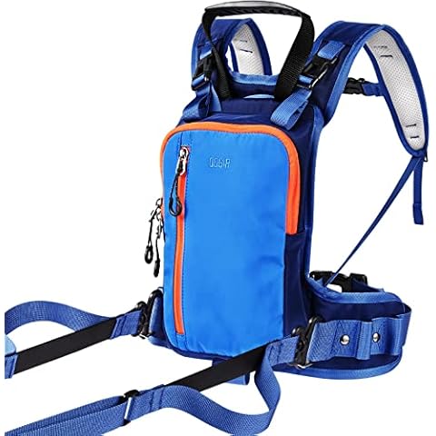 QOGIR Ski and Snowboard Harness for Kids: Learn to Ski and Teach Your Child The Speed Control of Skiing (Blue) Cover