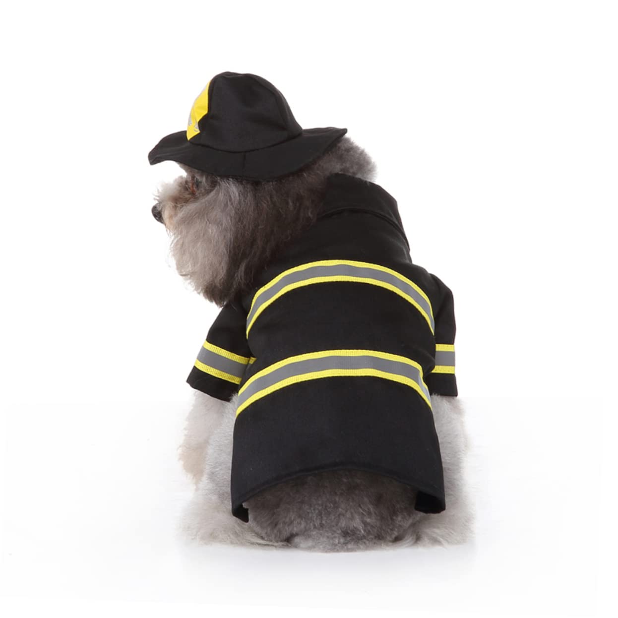 FRCOLOR Pet Holiday Suit Dog Firefighter Uniform Shape Pet Clothing Performance Costume Cat Puppy Xl Transformed Coat