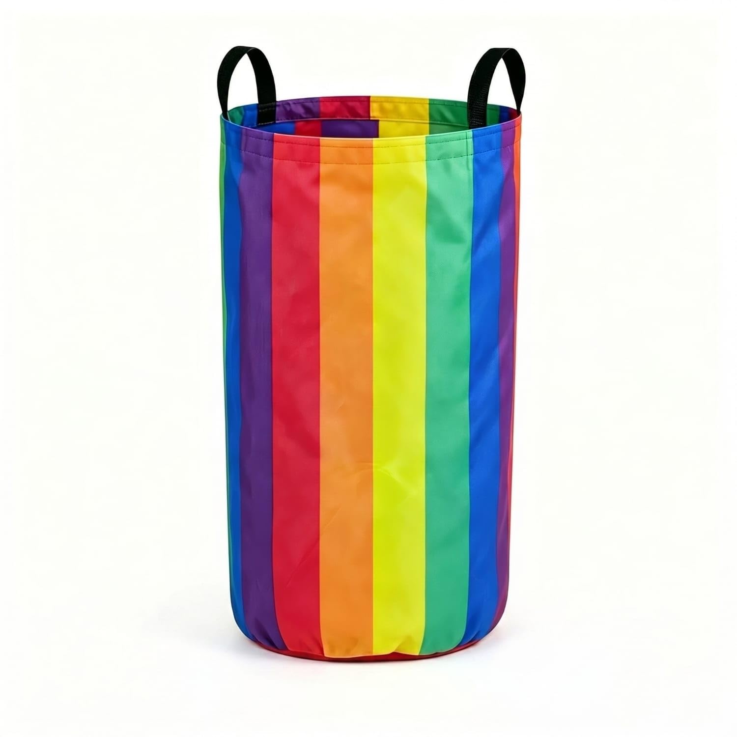 Strapping Handles Oxford Cloth Jumping Sack Open Top Children's Jumping Sack Stitched Construction for Parent-Child Games, Sensory Training, S, Rainbow-image-17