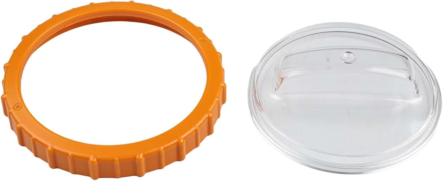 Tapa pre-filtro con tuerca naranja para bomba de arena miniatura 1