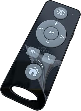 BT Multimedia Music Player Remote Control Pause Playback Next Pre-Track Volume Up/Down Mute for iOS iPhone iPad Android System Smartphones Tablet Devices Sony FiiO Player and More