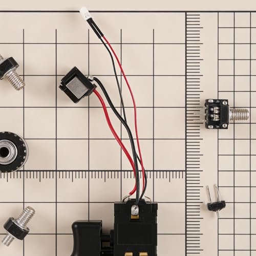 Interruptor para Llave de Impacto Batería Recambio Ligero de Plástico y Metal 7