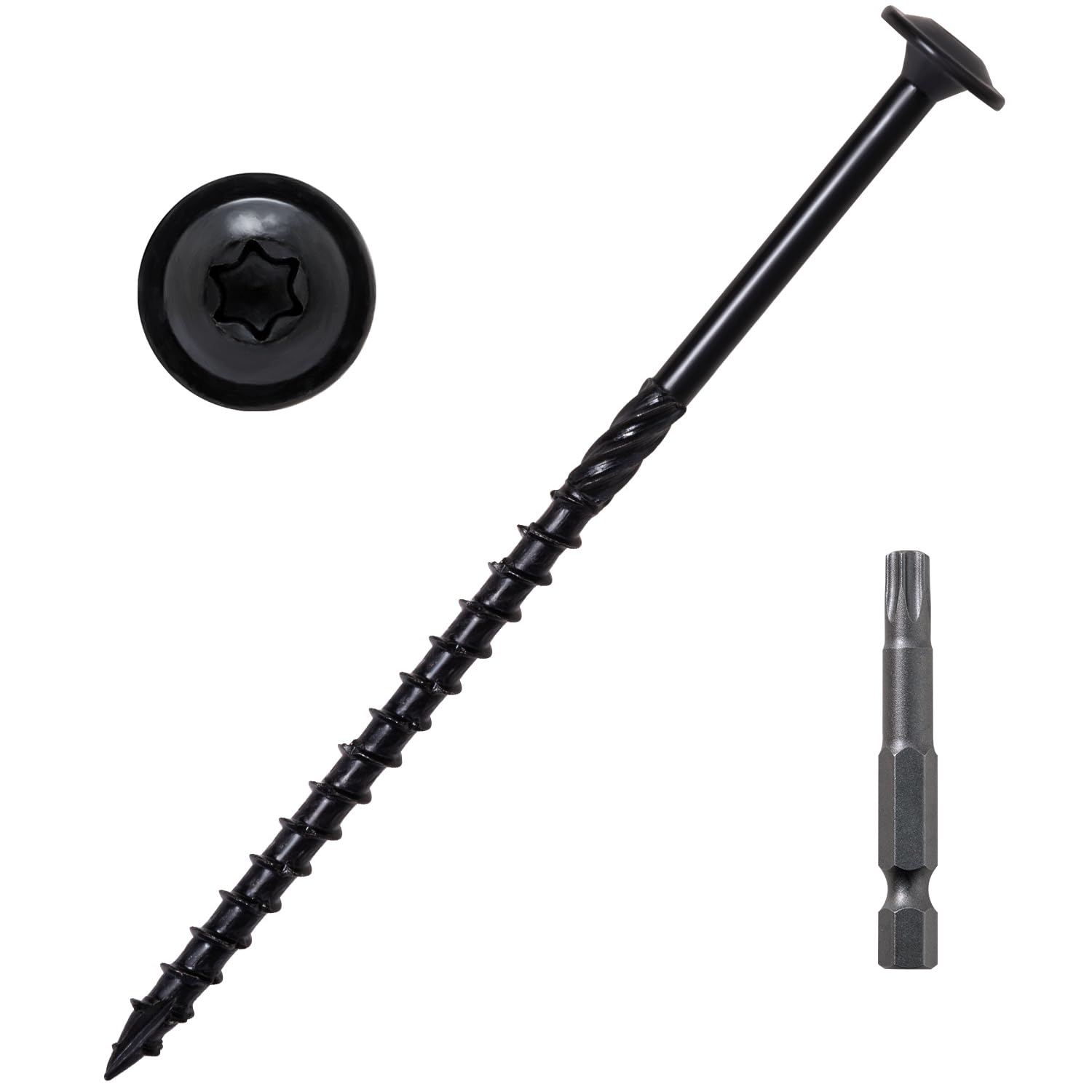 LIONMAX Lag Screws - 5 Inch, 50-Pack -8