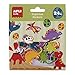 Apli kids 18876 - Autocollants Dinosaures en mousse Eva - 24 Stickers Multicolore