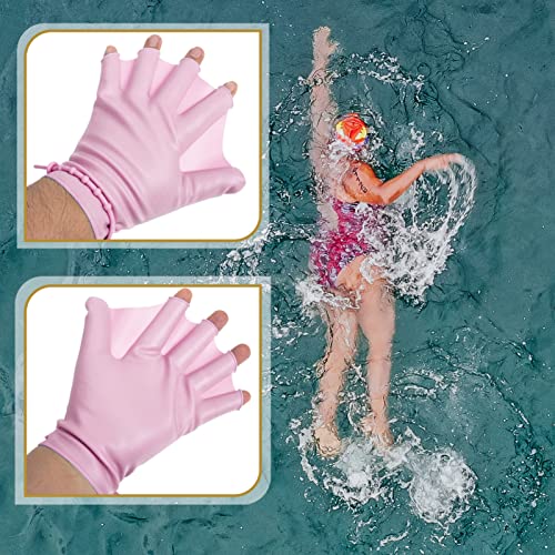 Luvas de Natação Swim Treinamento de Luvas Fingerbodless Webbed Fitness Luvas de Água Aquática Mitts