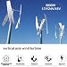 Vertical Axis Wind Turbine Generator, 5000W Magnetic Levitation, for Home Ship Garden Outdoor Power Supply