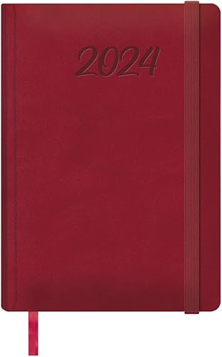 Miniatura 8 de Dohe - Agenda 2024  Página de día  Tamaño 5.9 x 8.3 in (A5)  336 Páginas  Encuadernación cosida  Tapa dura  Negro  Modelo Manaos