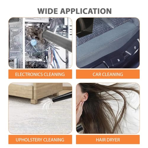 Image of Handheld Electric Portable Air Blower,Multipurpose Air Blower,Lightweight,Multifunctional Blower Gardening Works Computer Car Cleaning Corner Home Blower Machine Highly Useful for Clearing Dust (1)