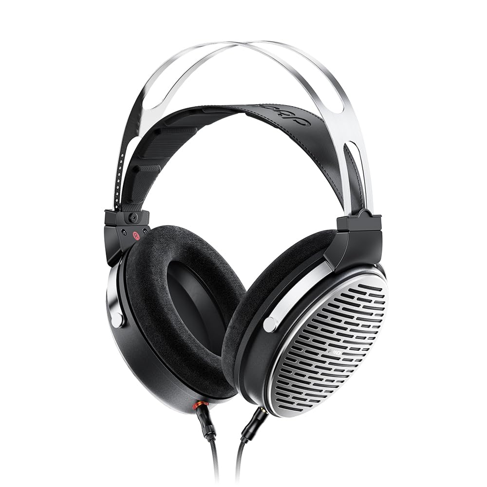 fiiO JT3 over-ear open-back headphones in silver with 50mm driver