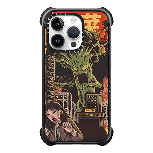 Coque iPhone 14 Pro Broccozilla noir mat protection Magsafe antichoc - 2