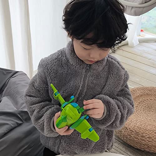 1pc Thicken Wool Coat for Girls Warm Cotton Cloth Outerwear Jacket for Boy Girl Comfortable and Stylish Apparel4