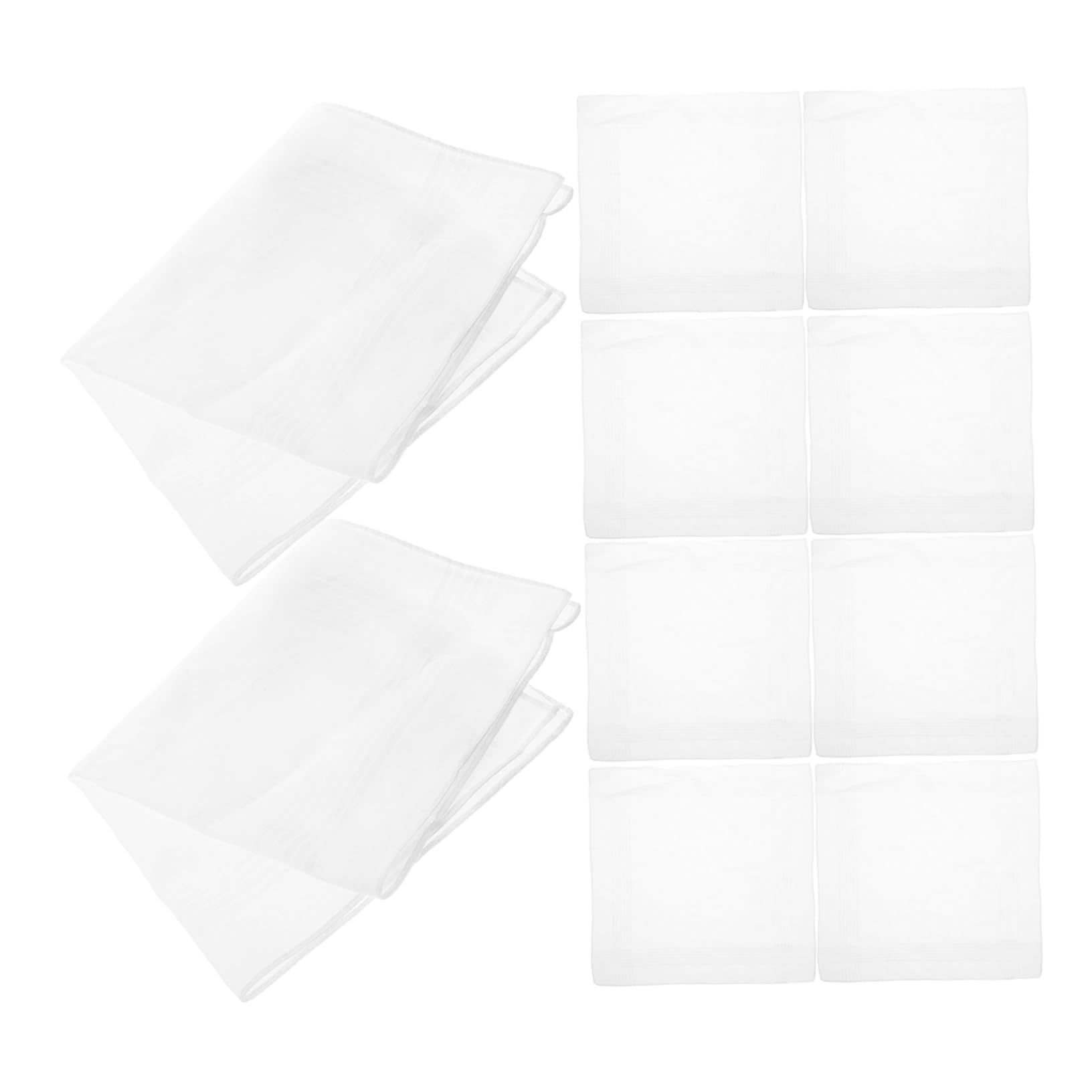 minkissy Ladies Cotton Handkerchiefs Vintage Design Soft and Breathable Pocket Squares for Men and Women Unique Tie Dye and Rubbings