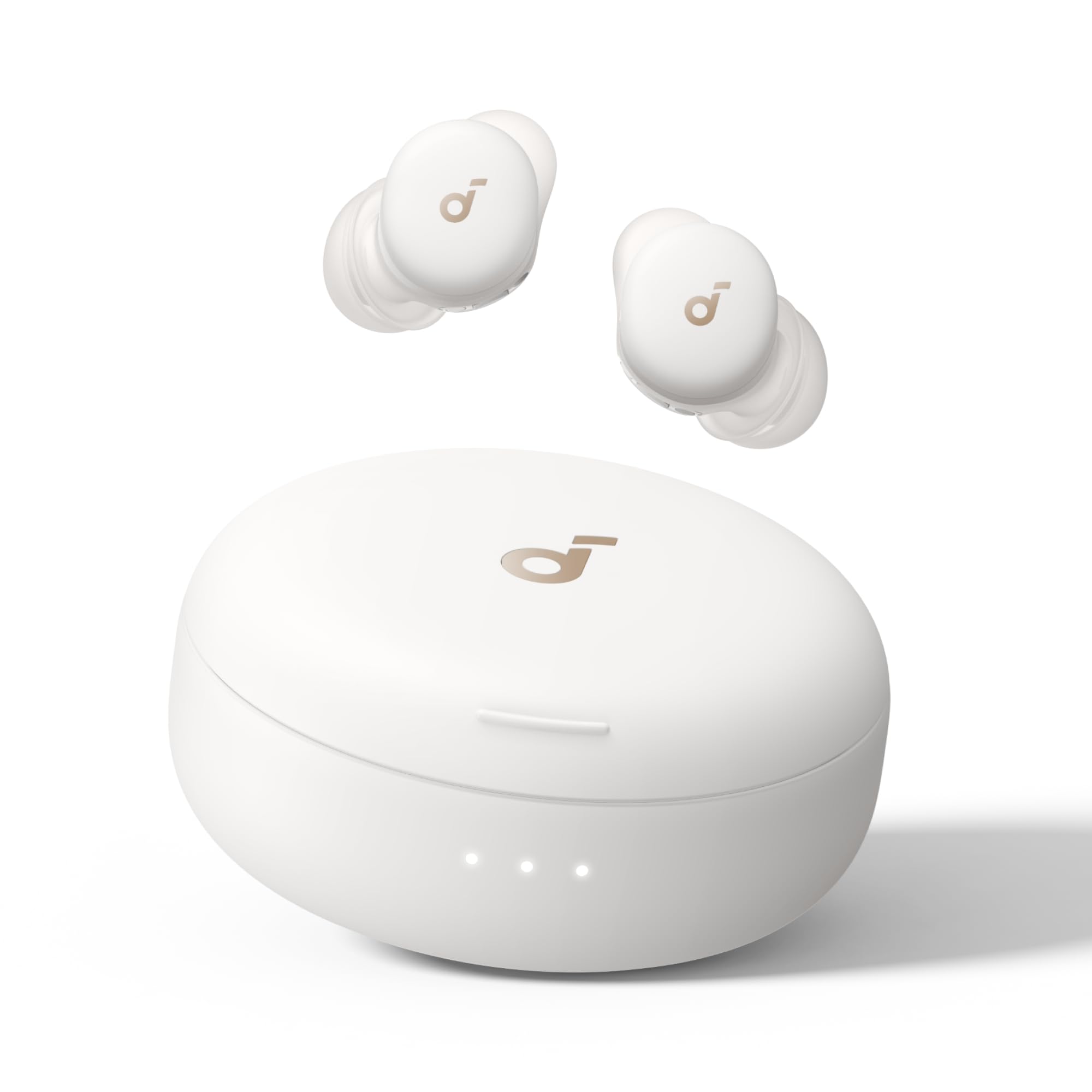 Anker Soundcore Sleep A30 （ワイヤレスイヤホン Bluetooth 5.3）【睡眠用/完全ワイヤレスイヤホン / IPX4防水規格 / 最大50時間音楽再生 / 専用アプリ対応/睡眠時モニタリング/コンパクト/軽量設計/PSE技術基準適合】オフホワイト