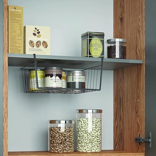 Metaltex Under Cabinet Basket, Negro, 30 x 26 x 14 cm miniatura 5