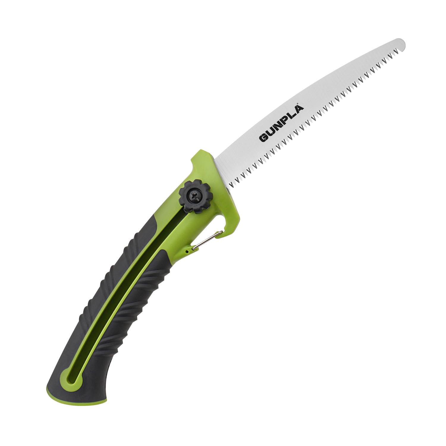 Gunpla Retractable Pruning Saw, Extendable Tree Saw with Secure Lock Knob & Non-Slip Handle, Compact Garden Saw for Branches, Camping and Wood Cutting