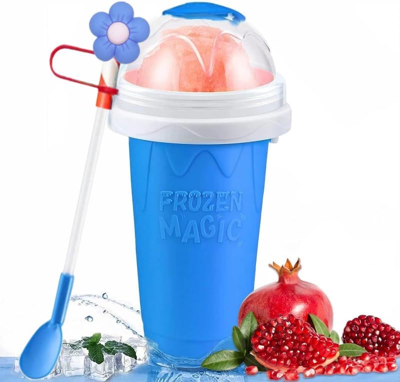 Máquina para hacer vasos de granizado para apretar, batido TIK TOK congelado, máquina mágica para apretar rápidamente, para hacer helados de leche
