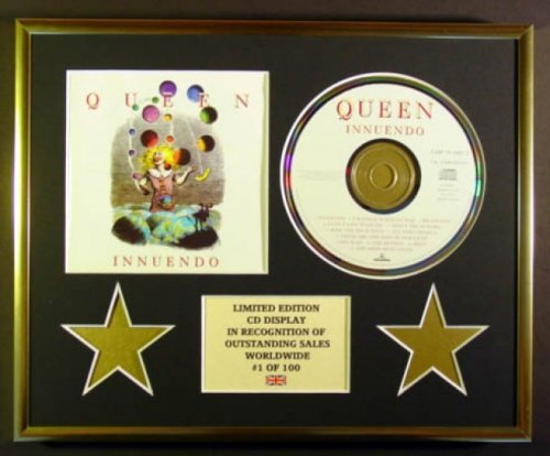 Queen/CD Display/Limited Edition/COA/Innuendo