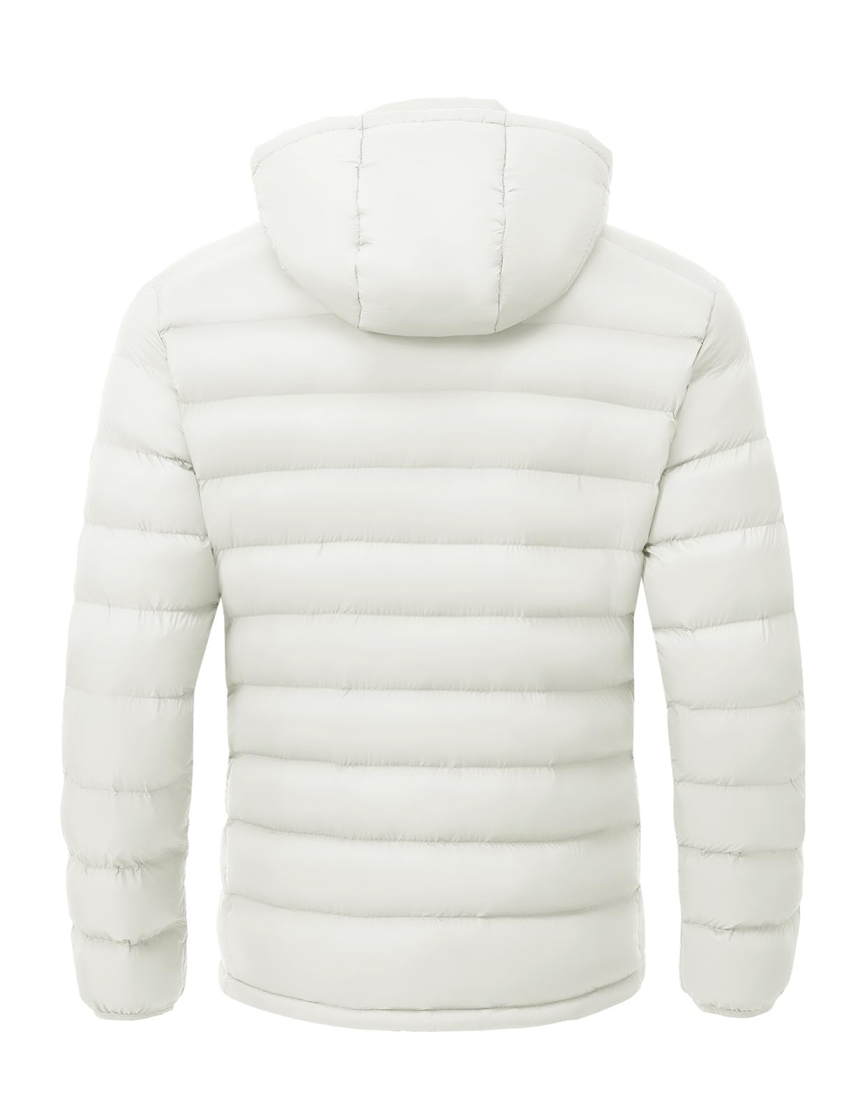 TBMPOY Leichte Daunenjacken für Herren, abnehmbare Kapuze, wasserabweisend, Wintermantel, mit Kapuze, isoliert, für Reisen, Ski